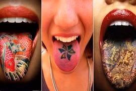 Hết xăm môi lại sốt mốt xăm lưỡi