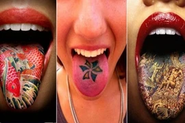 Hết xăm môi lại sốt mốt xăm lưỡi