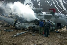 Trực thăng Ấn Độ rơi "ngửa bụng" gần đỉnh Himalaya