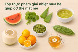 Loại thực phẩm giải nhiệt mùa hè giúp cơ thể mát mẻ