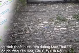 Video: Công trình kỷ niệm 60 giải phóng Thủ đô thành “dòng sông rác“