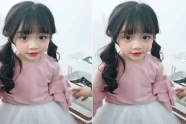 Nhóc tỳ xinh như mộng chỉ "diễn sâu" vài giây đã đốn tim triệu người