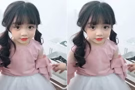 Nhóc tỳ xinh như mộng chỉ "diễn sâu" vài giây đã đốn tim triệu người