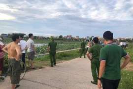 Phát hiện thi thể nam thanh niên dưới mương nước ở Quảng Bình