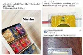 “Chợ mạng” nhộn nhịp mua bán vàng