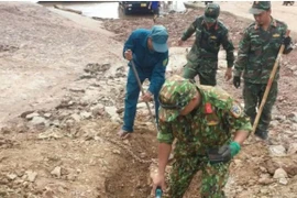 Hủy nổ an toàn quả bom nặng hơn 450kg ở Quảng Trị