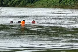 Tìm thấy thi thể công nhân thứ 2 mất tích trên sông Hữu Trạch