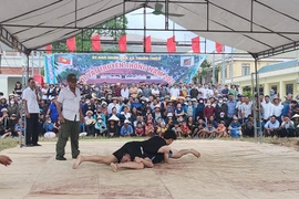 Sôi nổi hội vật truyền thống mừng ngày Quốc khánh ở Hà Tĩnh