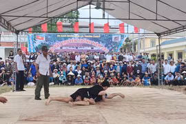 Sôi nổi hội vật truyền thống mừng ngày Quốc khánh ở Hà Tĩnh