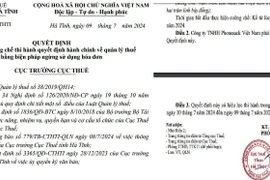 Phonesack Việt Nam bị cưỡng chế thuế hơn 500 triệu đồng