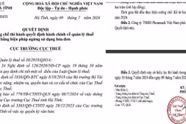 Phonesack Việt Nam bị cưỡng chế thuế hơn 500 triệu đồng