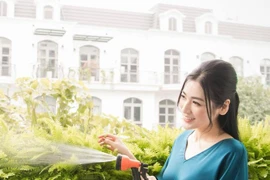Mục sở thị biệt thự ven sông trăm tỷ của Á hậu Tú Anh