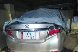 Nghệ An: Phát hiện xe ôtô bị mất trộm tại trạm y tế xã