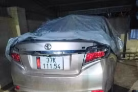 Nghệ An: Phát hiện xe ôtô bị mất trộm tại trạm y tế xã