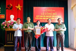 Vợ Đại úy Trần Trung Hiếu được tuyển dụng vào lực lượng công an