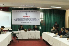 Hội thảo nâng cao hiệu quả tuyên truyền báo chí của LHHVN 