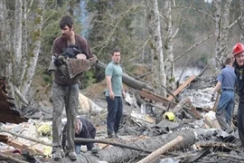 Cảm động câu chuyện cứu người trong vụ lở đất ở Mỹ