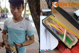 Đi xe máy kẹp 3, mang ma túy bị 141 tóm gọn