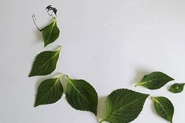 Dân mạng thích thú chùm ảnh: Đưa nghệ thuật vào lá (P2)
