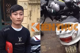 Đi xe máy ăn trộm, không qua được mắt 141