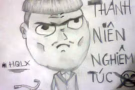 Dân mạng “rầm rộ” chế ảnh thanh niên nghiêm túc