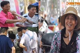 Những khoảnh khắc đẹp của phụ huynh đưa con đi thi