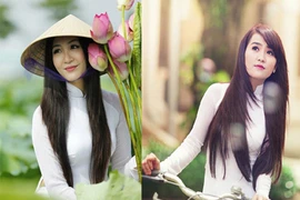 Thiếu nữ Việt “nuột nà” trong tà áo dài (P7)