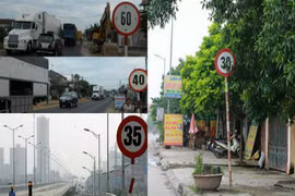 Loạn biển báo tốc độ... giúp CSGT “trảm” dân