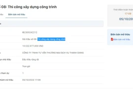 Gói thầu hơn 10 tỷ đồng ở Trà Cú sẽ về tay Điện Long Châu?