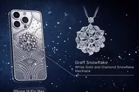 Choáng với chiếc điện thoại nạm kim cương có giá hơn 13 tỷ