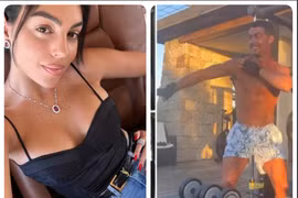 Ronaldo đẹp như nam thần bên bạn gái nóng bỏng 