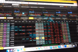 Thị trường chứng khoán hoảng loạn phiên giao dịch sáng 19/1 