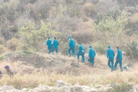 Lãnh đạo huyện Tuy Phong thông tin vụ cháy tại Núi Tàu, Bình Thuận