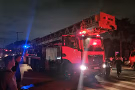 Cháy tủ điện tại chung cư Mizuki Park, hàng trăm cư dân hoảng loạn