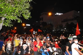 Hàng ngàn người dân TPHCM “đi bão” mừng ĐTVN vô địch ASEAN CUP 2024