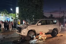 Kon Tum: Người đàn ông bị dập não khi va chạm với xe biển xanh