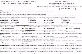 Đề thi thử THPT quốc gia 2015 môn Tiếng Anh THPT Nguyễn Bình