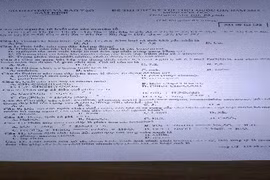 Đề thi thử THPT quốc gia 2015 môn Hóa toàn tỉnh Nam Định ngày 6/6