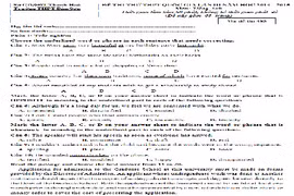 Đề thi thử THPT quốc gia 2015 môn Tiếng Anh THPT Bỉm Sơn lần 3