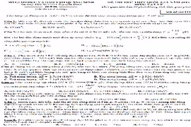 Đề thi thử THPT quốc gia 2015 môn Vật Lý THPT Nguyễn Bình