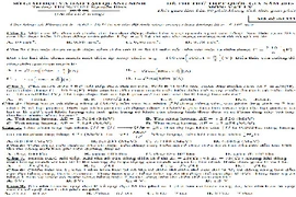 Đề thi thử THPT quốc gia 2015 môn Vật Lý THPT Nguyễn Bình