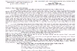 Đề thi thử THPT quốc gia 2015 môn Ngữ Văn THPT Quỳnh Lưu 4