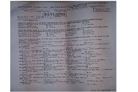 Đề thi THPT quốc gia môn Tiếng Anh chính thức năm 2015 mã đề 362 và đáp án