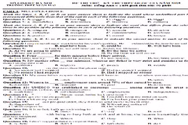 Đề thi thử THPT quốc gia 2015 môn Tiếng Anh và đáp án