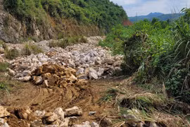 Dân yêu cầu làm rõ vị trí cấp phép cho Cty Công trình 156 Hà Nội đổ thải