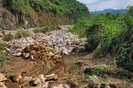 Dân yêu cầu làm rõ vị trí cấp phép cho Cty Công trình 156 Hà Nội đổ thải