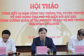 Tăng cường tuyên truyền ứng phó biến đổi khí hậu và quản lý tài nguyên