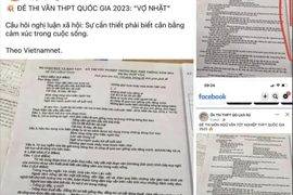 Thi tốt nghiệp THPT năm 2023: Đề thi Ngữ văn bị "lộ" như thế nào?