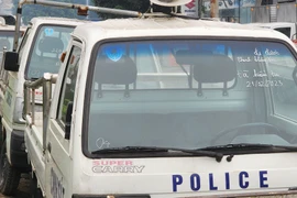 Hà Nội: Hàng dài xe công an hư hỏng nằm chờ sửa chữa