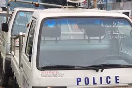 Hà Nội: Hàng dài xe công an hư hỏng nằm chờ sửa chữa